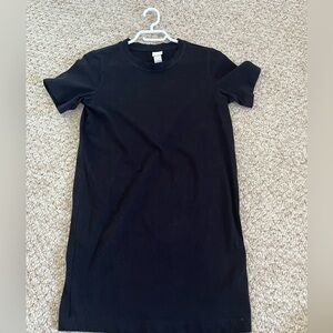 H&M black tshirt dress